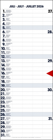 STREIFENPLANER - BÜROPLANER - FAMILIENPLANER - KÜCHENPLANER